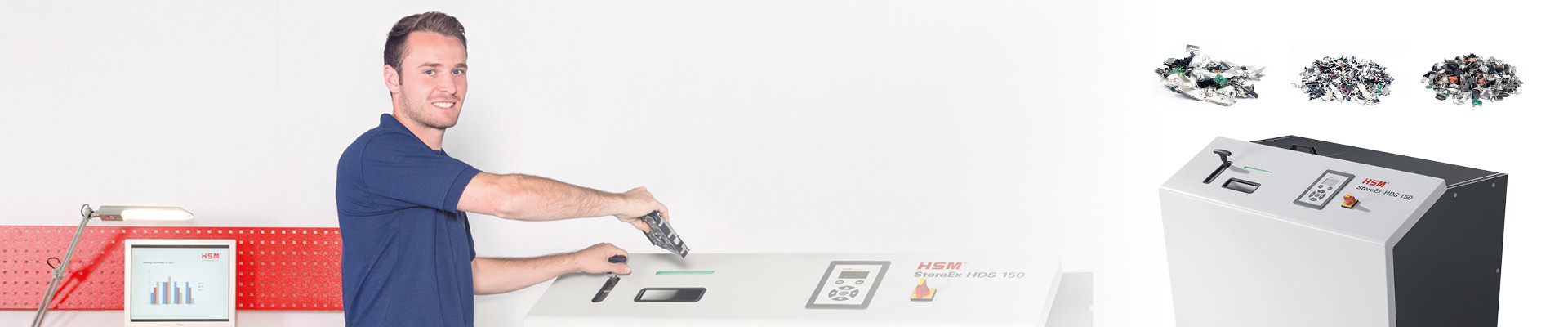 Destructeurs de supports numériques HSM StoreEx