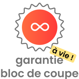 Garantie à vie sur les cylindres de coupe