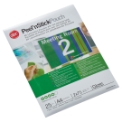 25 pochettes de plastification Peel'nStick A4 75 microns brillantes GBC