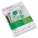 100 pochettes de plastification A5 75 microns brillantes GBC