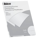 100 pochettes de plastification IBICO BASICS Light A4 80 microns brillantes IBICO