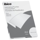 100 pochettes de plastification IBICO BASICS Medium A3 100 microns brillantes IBICO