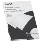 100 pochettes de plastification IBICO BASICS Standard A4 125 microns brillantes IBICO
