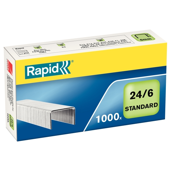 Agrafes 24/6 Standard x1000