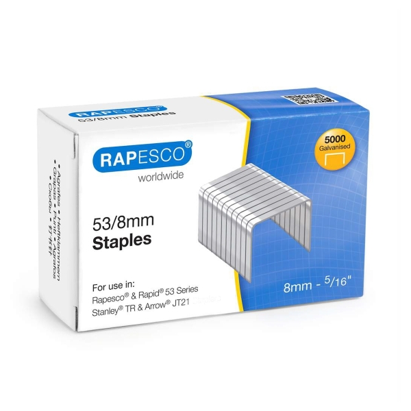 Agrafes 53/8 Galvanisé x5000