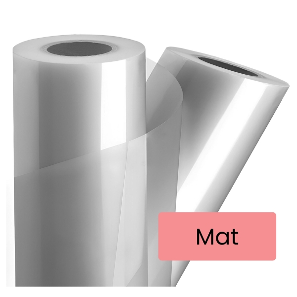 2 rouleaux de plastification à chaud 320 mm x 75 m - 75 microns - Ø 25 mm - Mat
