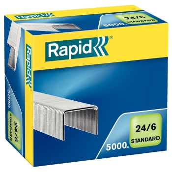 Agrafes 24/6 Standard x5000 RAPID base - 24859800