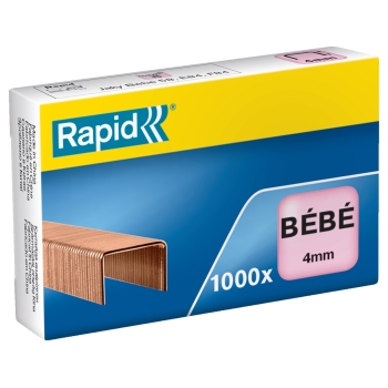 Agrafes Bébé Cuivré x1000 RAPID base - 11974600