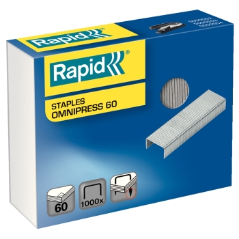 Agrafes Omnipress 60 x1000 RAPID base - 5000561