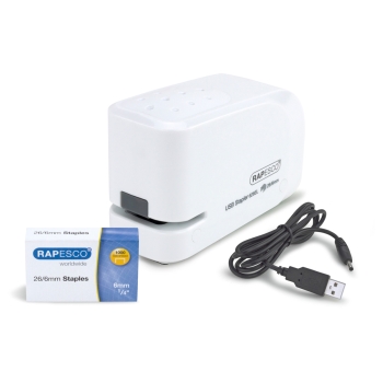 Agrafeuse électrique électrique 626EL blanc RAPESCO base - 1453