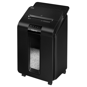 Destructeur de documents 100M Automax 4 x 10 mm insertion papier automatique FELLOWES base - 4629201