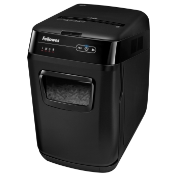Destructeur de documents 150C Automax 4 x 38 mm insertion papier automatique FELLOWES base - 4680101