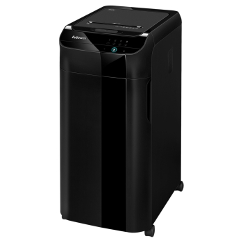 Destructeur de documents 550C Automax 4 x 38 mm insertion papier automatique FELLOWES base - 4963101