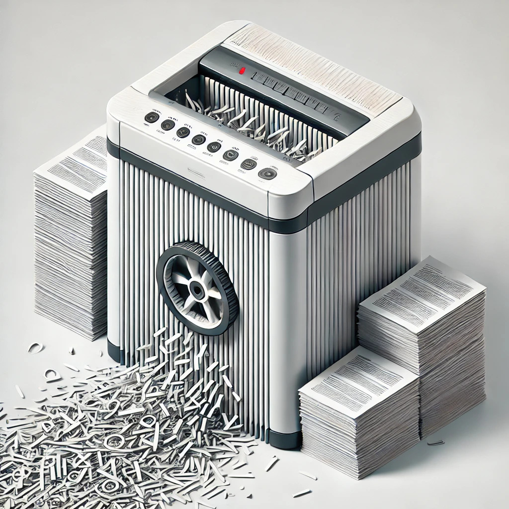 Destructeurs de papier coupe croisée