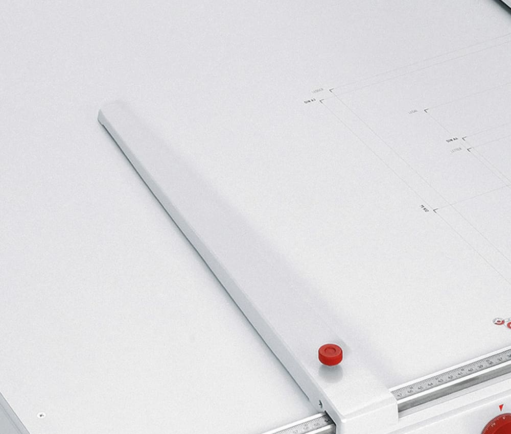 Butée arrière amovible de la  cisaille papier A4 IDEAL 1135