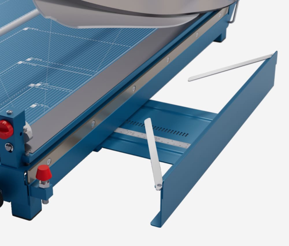 Butée avant extractible de la cisaille matériaux spécifiques A2 599 DAHLE