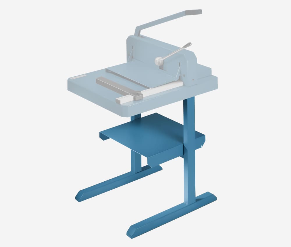 Pieds support du massicot manuel A3 842 sur stand DAHLE