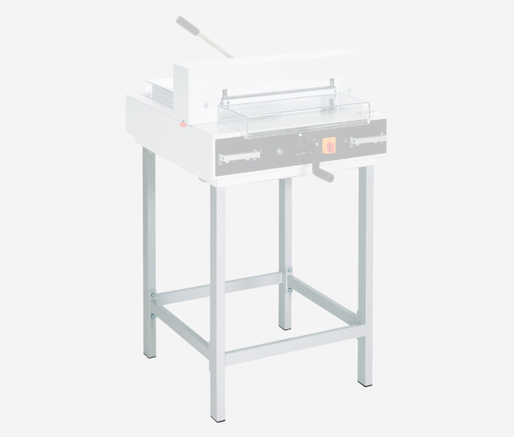 Pieds support du massicot électrique A3 4315 sur stand IDEAL