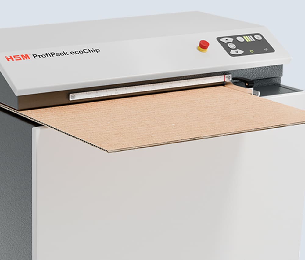 Longueur de coupe du   ecoChip Profipack monophasé avec kit d'adaptation pour aspiration