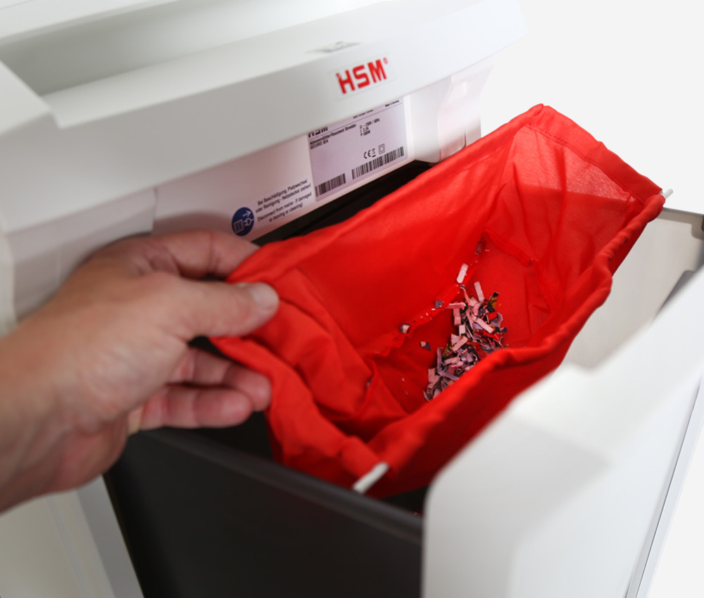Sac de réception CD pour bac collecteur du  destructeur de documents Securio B22 HSM  