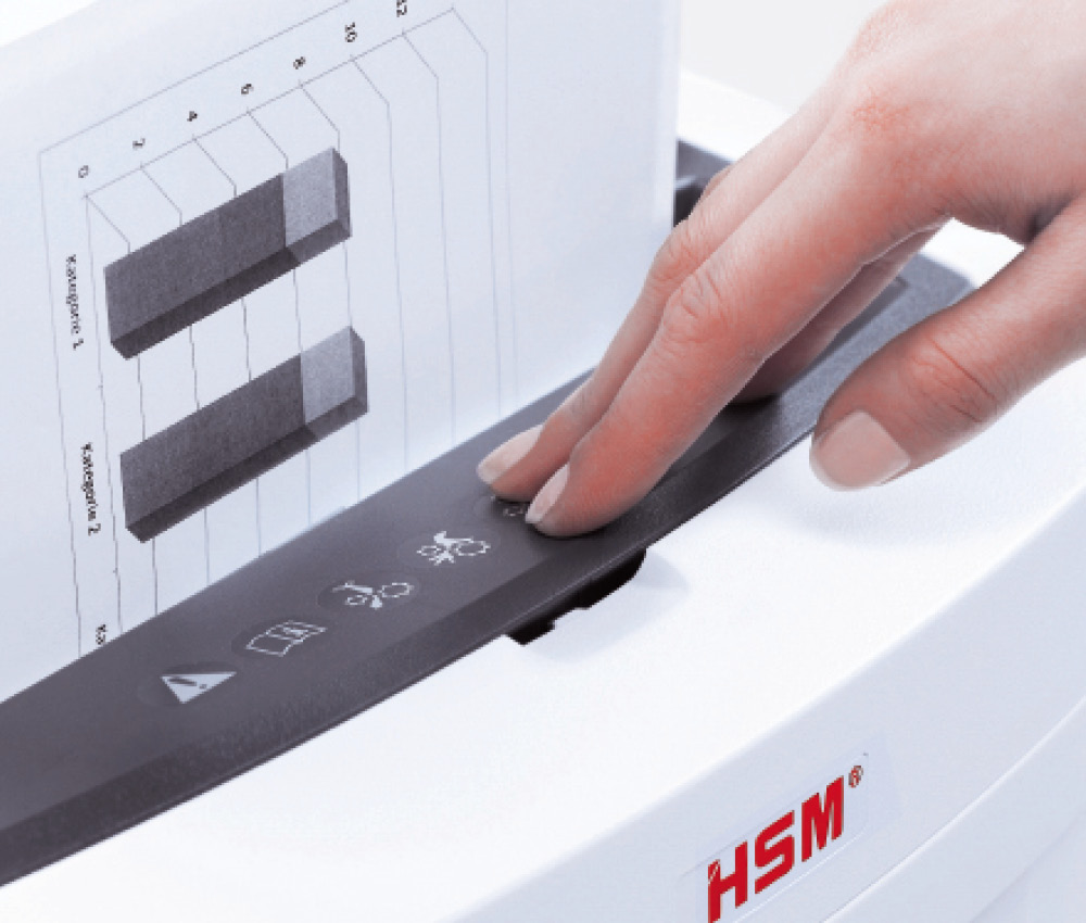Dispositif de sécurité du  destructeur de documents Securio C16 HSM 