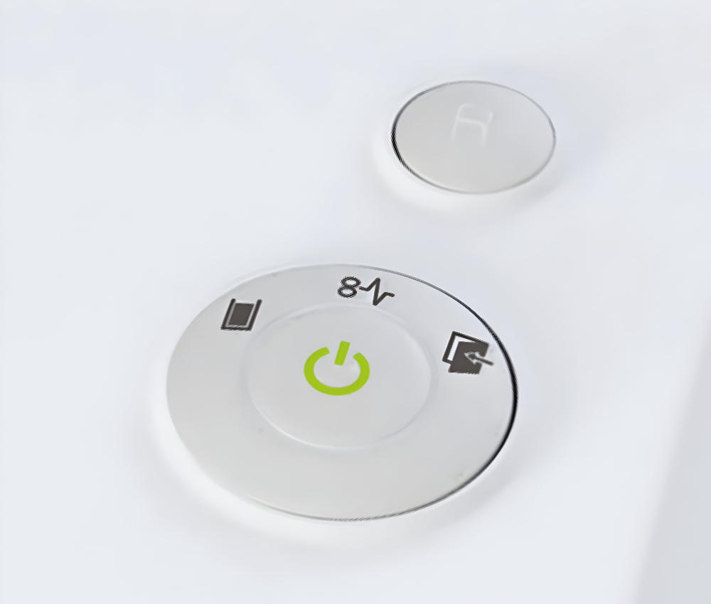 Bouton multifonctionnelle pour une utilisation intuitive du destructeur coupe croisée P4 B34 Securio 4,5 x 30 mm HSM